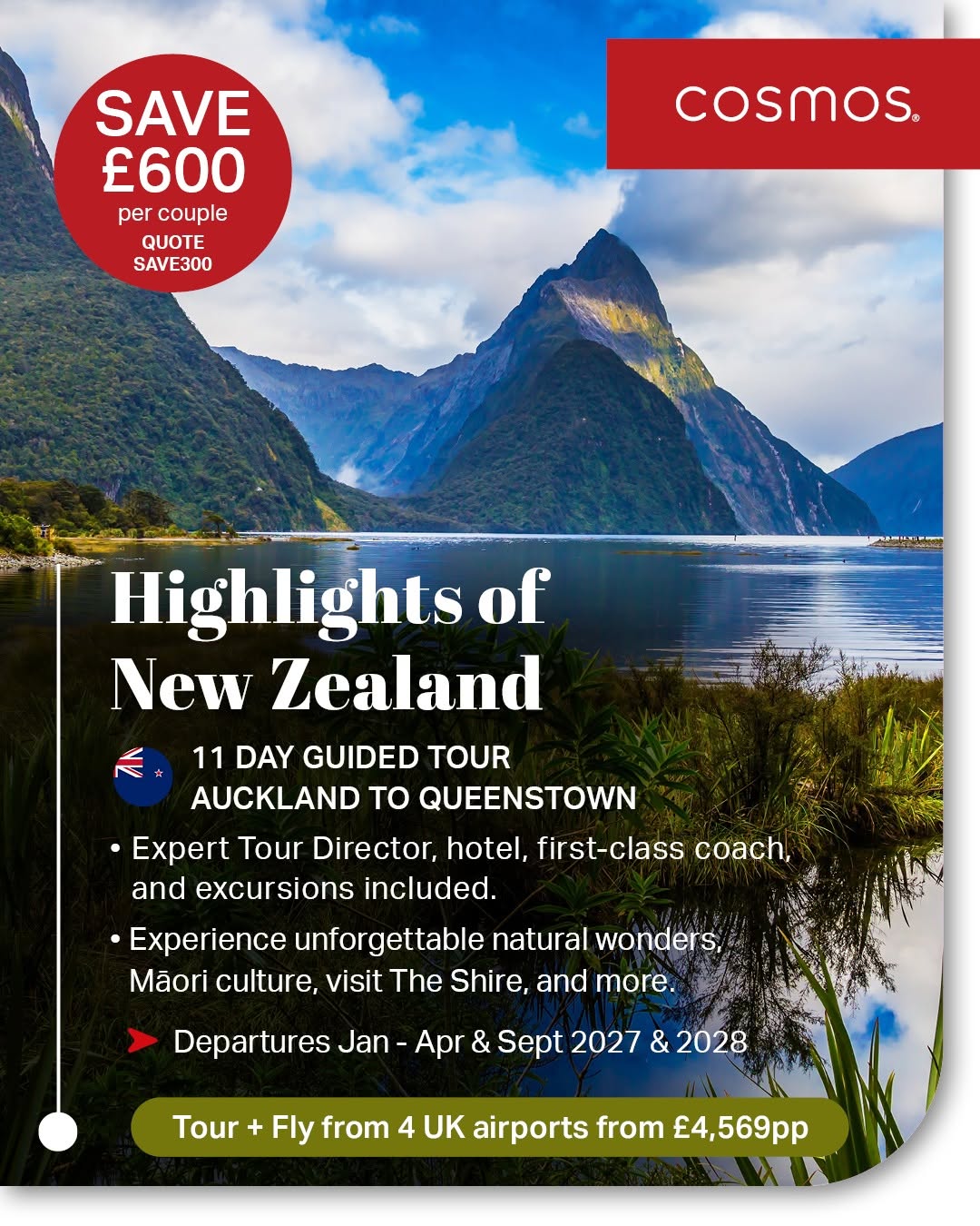 🌍 TOUR OF THE WEEK.... Highlights of New Zealand✨